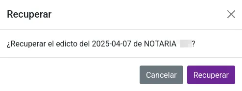 Recuperar