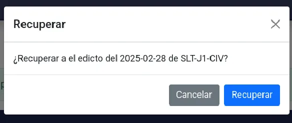 Recuperar